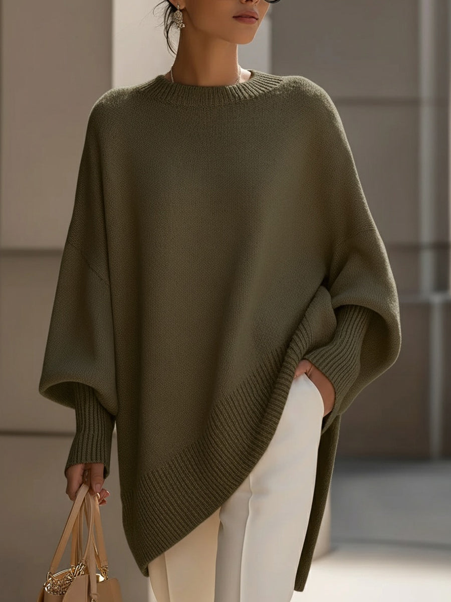 Jennifer | Cosy Oversized Batwing Knitted Winter Jumper