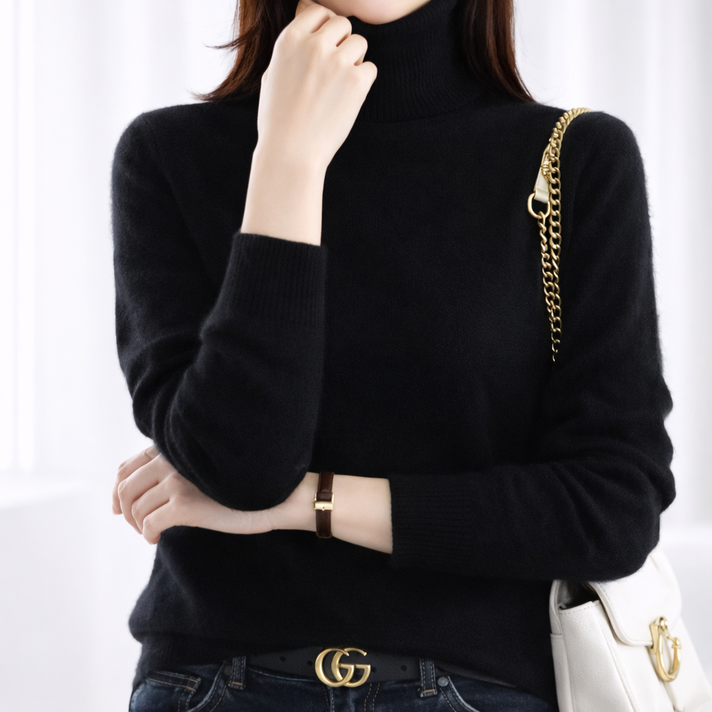 Sienna | Ribbed Turtleneck Winter Jumper