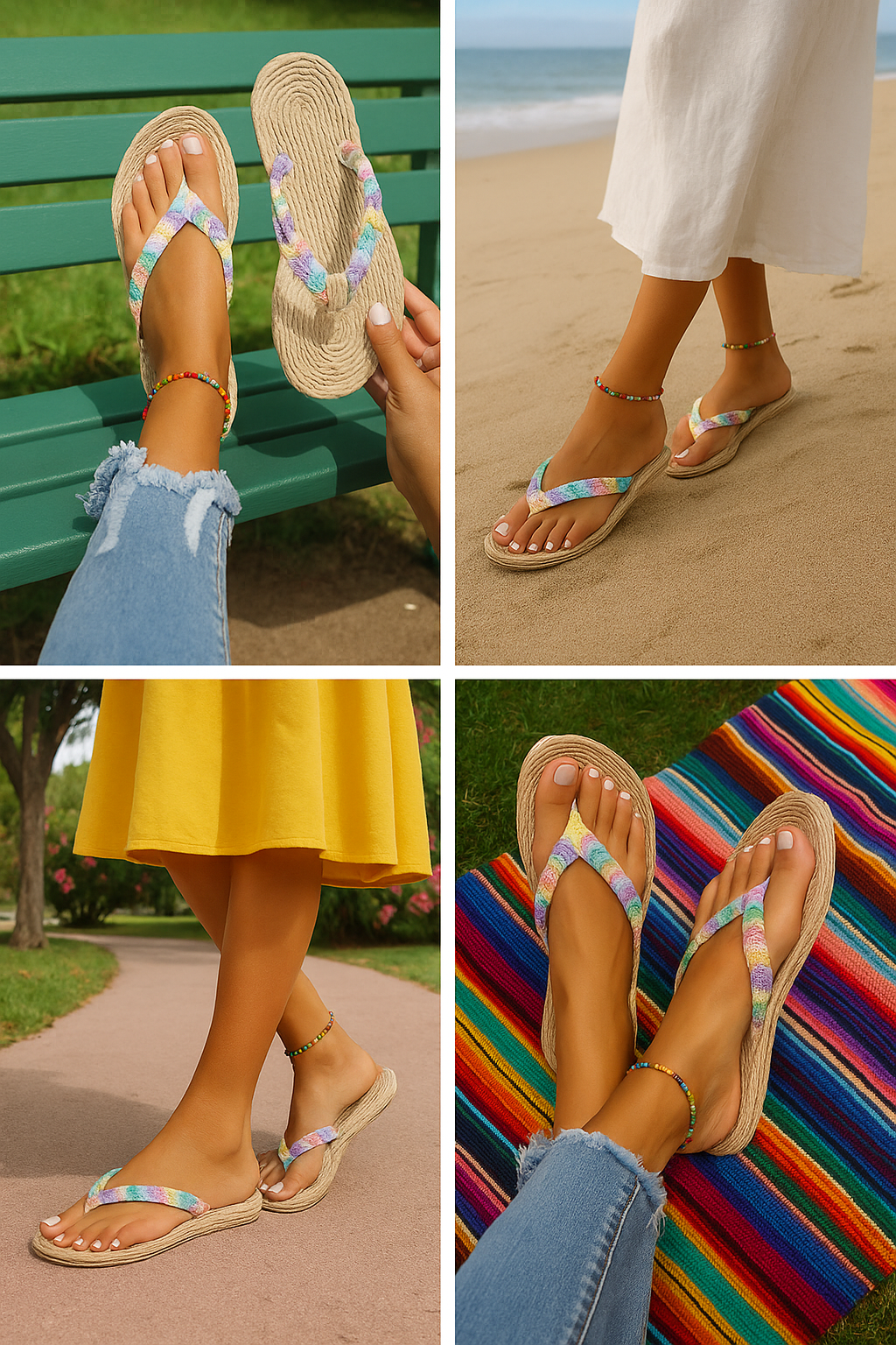 Marina | Braided Flip Flops