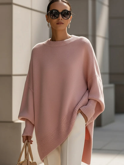 Jennifer | Cosy Oversized Batwing Knitted Winter Jumper