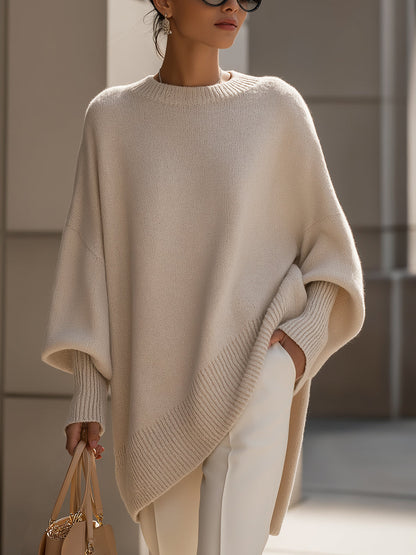 Jennifer | Cosy Oversized Batwing Knitted Winter Jumper