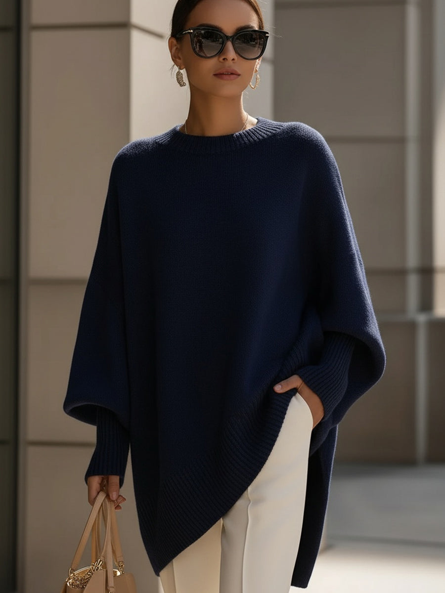 Jennifer | Cosy Oversized Batwing Knitted Winter Jumper