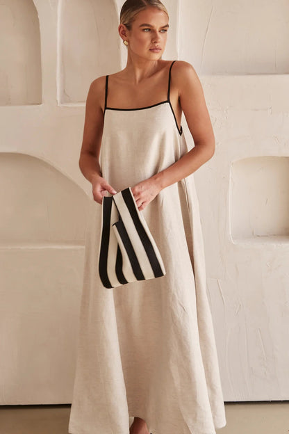 Florence | Women's Spaghetti Strap Maxi Wedding Guest Dress