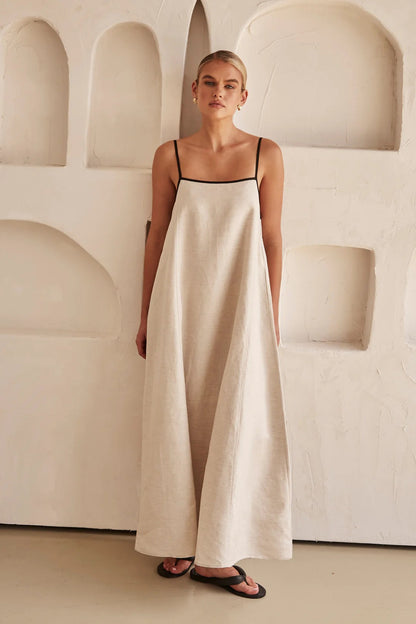 Florence | Women's Spaghetti Strap Maxi Wedding Guest Dress