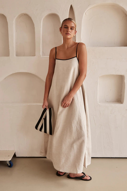 Florence | Women's Spaghetti Strap Maxi Wedding Guest Dress