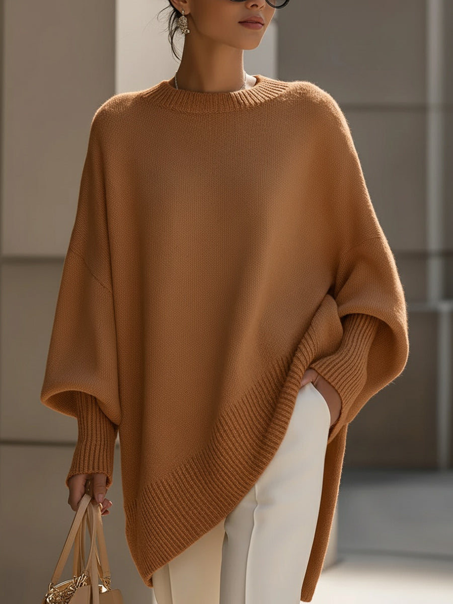 Jennifer | Cosy Oversized Batwing Knitted Winter Jumper