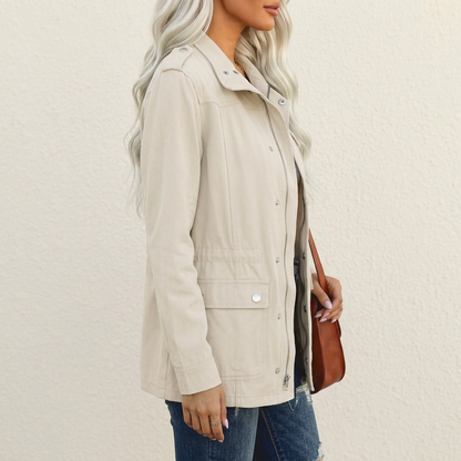 Ella | Utility Zip Up Field Jacket