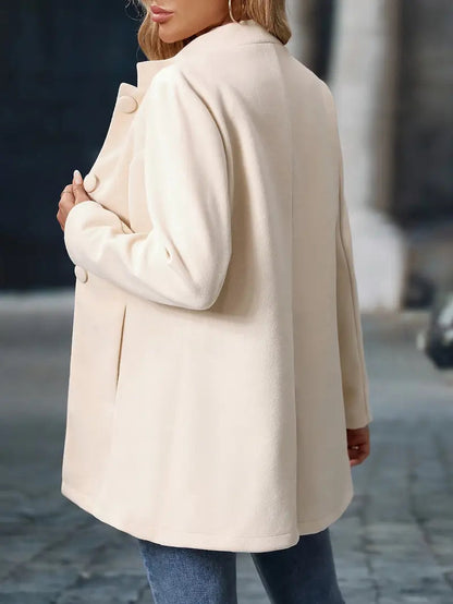 Rita | Stand Collar Single Breasted Tailored Winter Coat