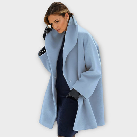 Maria | Oversized Wide Collar Wrap Winter Coat