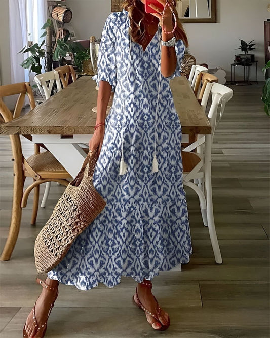 Vivienne | Boho Floral Maxi Dress