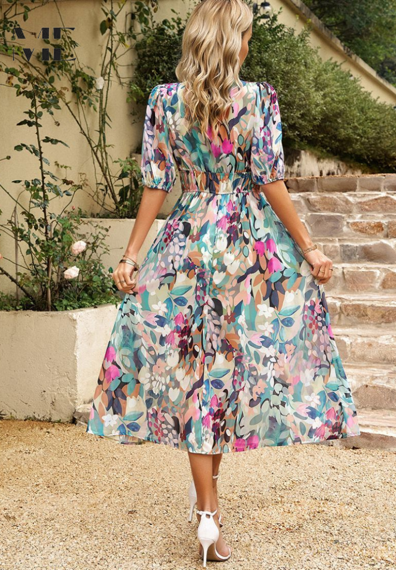 Arabella | Elegant Floral Maxi Dress