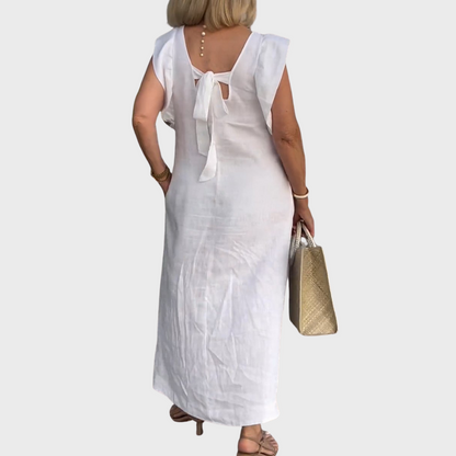 Emma | Women's Sleeveless Pocket Maxi Casual Dress