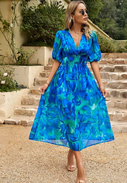 Arabella | Elegant Floral Maxi Dress