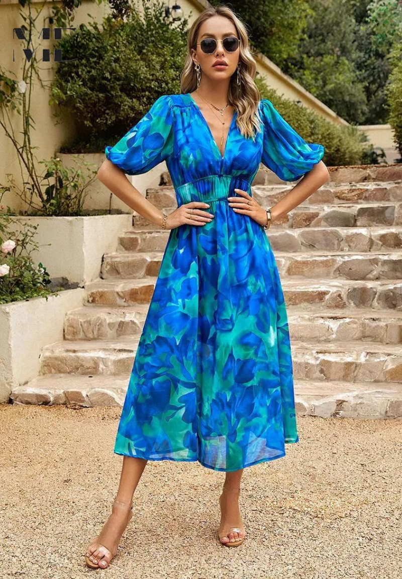 Arabella | Elegant Floral Maxi Dress