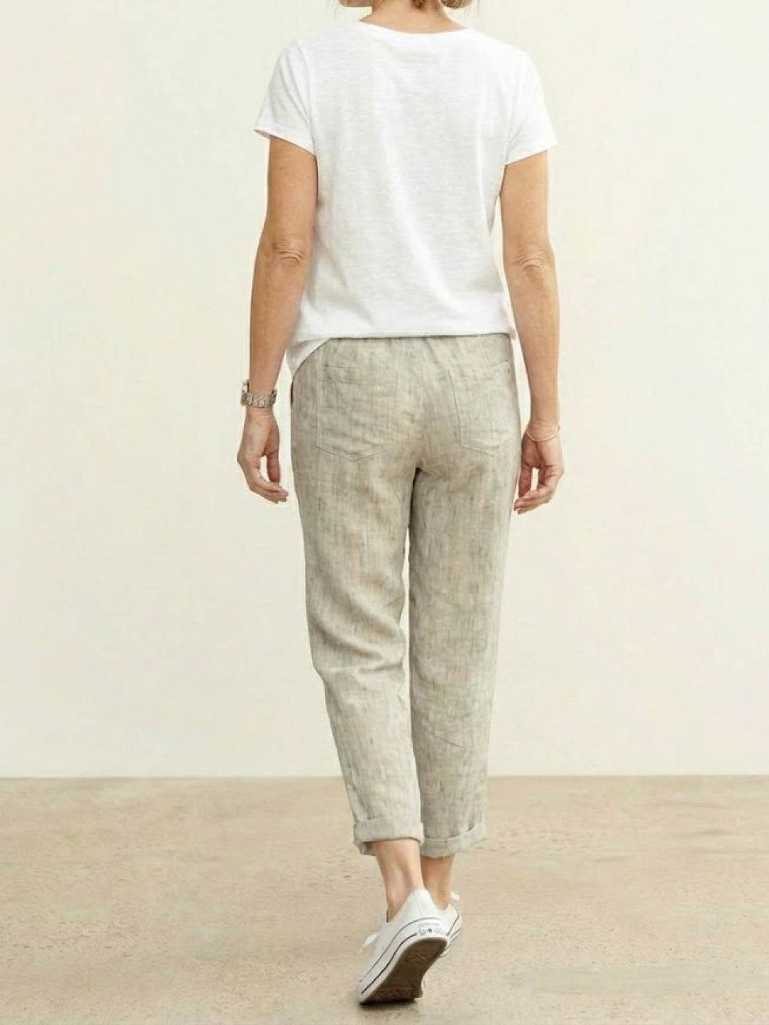 Emily | Women's Drawstring Waist Casual Slim Fit Pants
