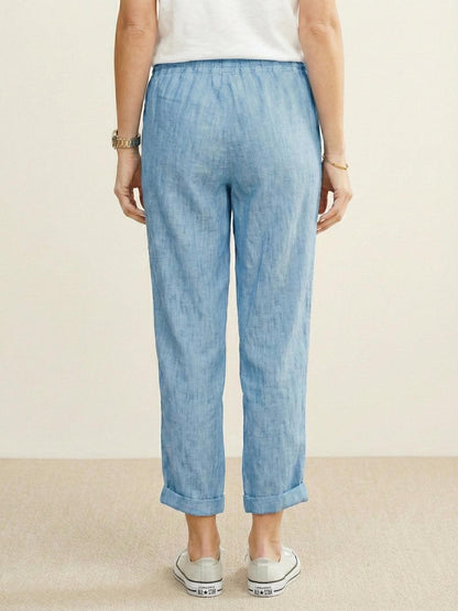 Emily | Women's Drawstring Waist Casual Slim Fit Pants