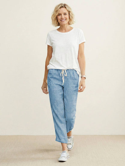 Emily | Women's Drawstring Waist Casual Slim Fit Pants