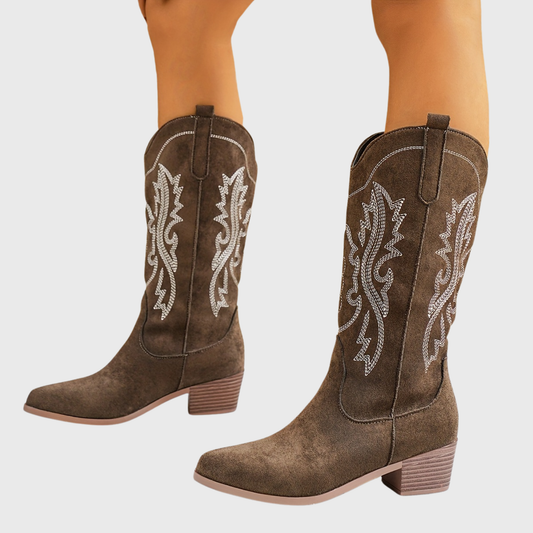 Cambria | Women's Wide Calf Western Cowboy Boots