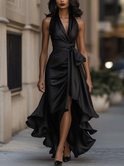Calliope | Women's Halter Neck Maxi Dress