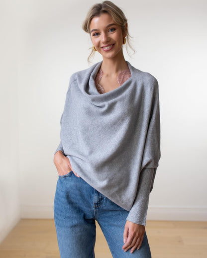 Celestina | Women's Off Shoulder Long Sleeve Sweater