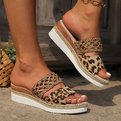 Sonoma | Woven Wedge Sandals Earthy charm