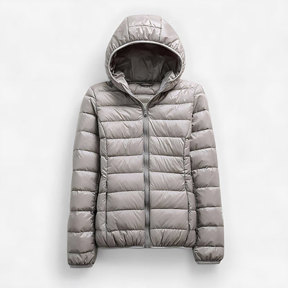 Lillian | Lightweight Quilted Hooded Packable Puffer Jacket
