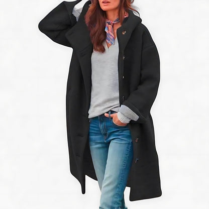 Lucy | Teddy Fleece Hooded Longline Winter Coat
