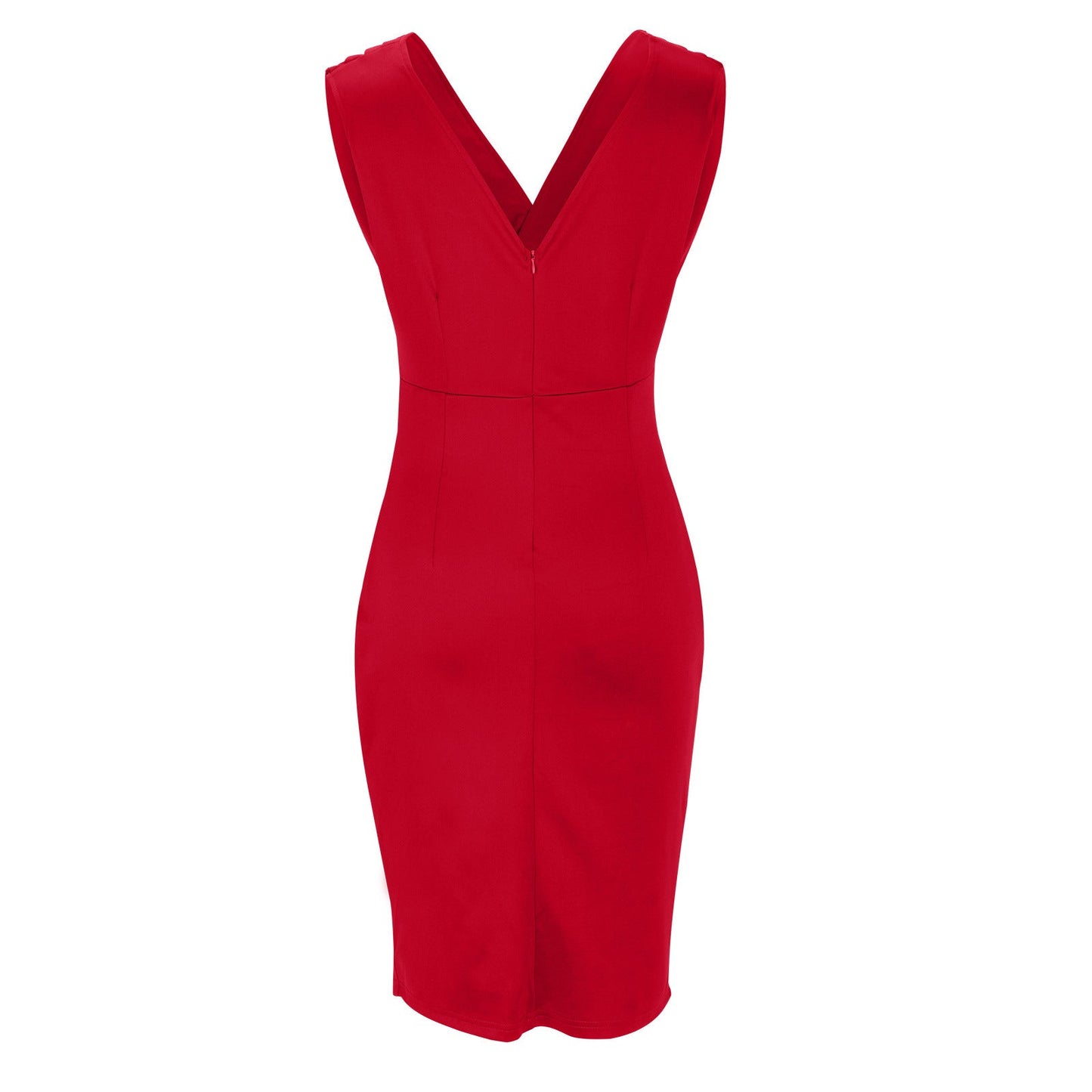 Rosalina | Women's Sleeveless V-Neck Bodycon Dress