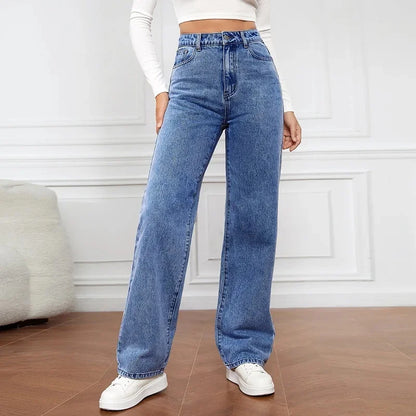 Audrey | Women's High Waist Wide Leg Jeans
