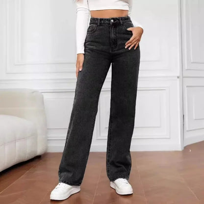 Audrey | Women's High Waist Wide Leg Jeans