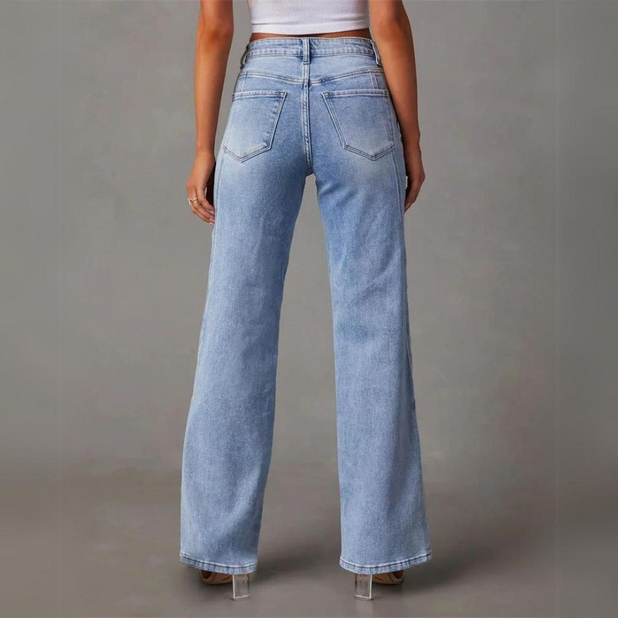 Bianca | Women’s Classic Straight Leg Denim Jeans
