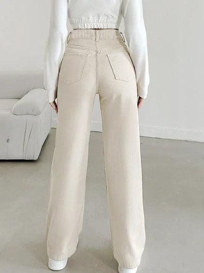 Bella | Women's High Waist Straight Leg Pants