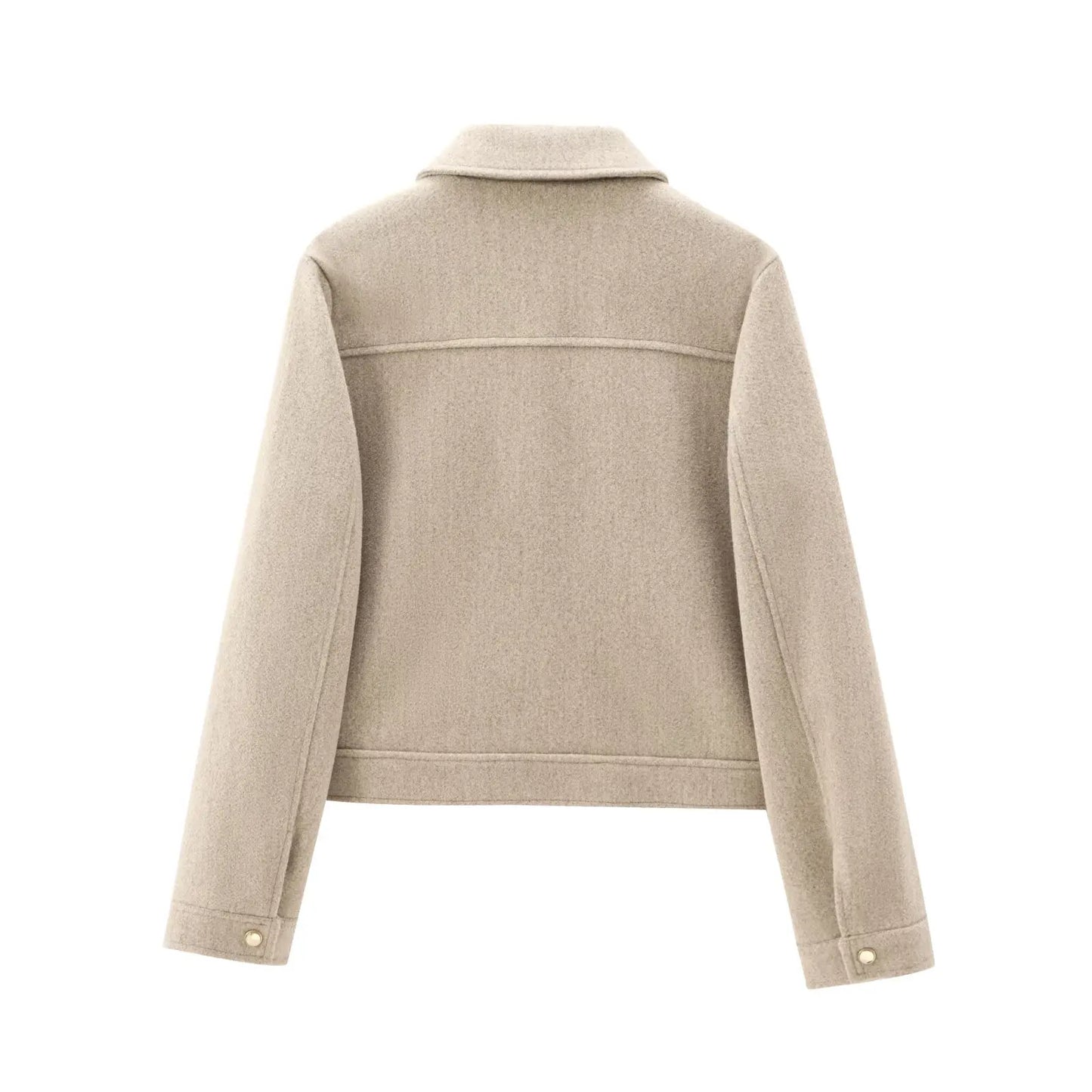 Georgia | Women's Cropped Zip Up Bomber Jacket